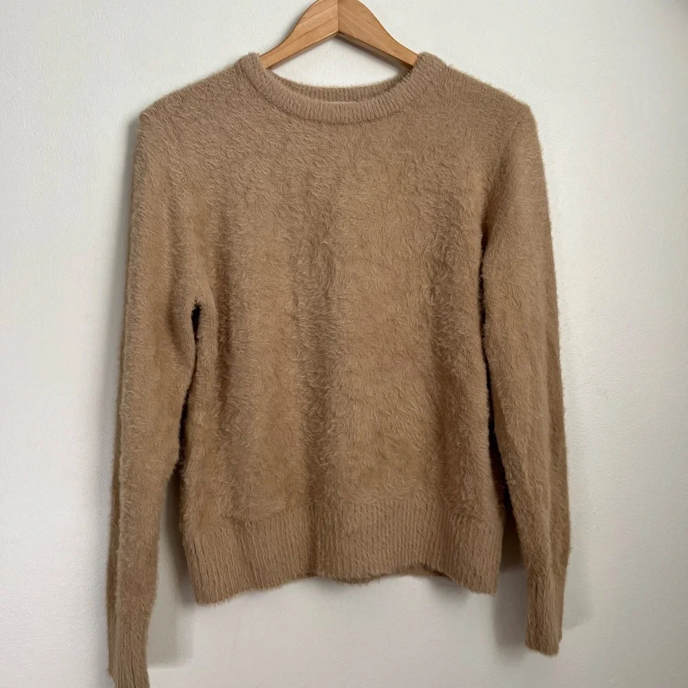 Another Love Finley Fuzzy Knit Sweater Chai - Picture 9 of 10